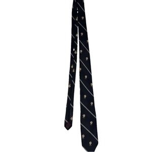 Prince Consort Tennessee Volunteers Vols Navy Blue Striped Vintage Tie NCAA Logo